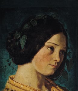 Portrét Zelie Courbet, kolem roku 1842